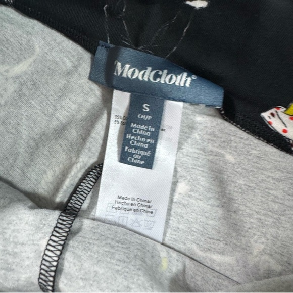 New ModCloth Monster Mash Leggings Black - Picture 5 of 8